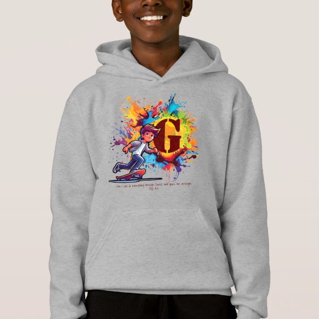 Faith-inspirated Hoodie T Shirt (Framsida)