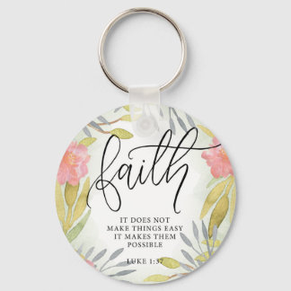 Faith Inspirational Gift Nyckelring