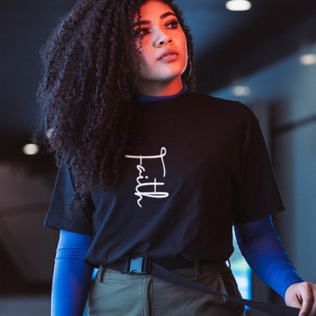 Faith Inspirational Graphic T-Shirt (Skapare uppladdad)