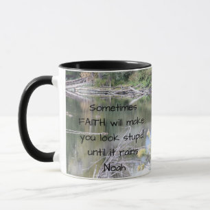 Faith Inspirational Humor Citote Bible Christian Mugg