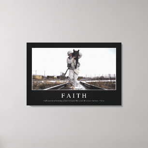Faith: inspirationsoffert canvastryck