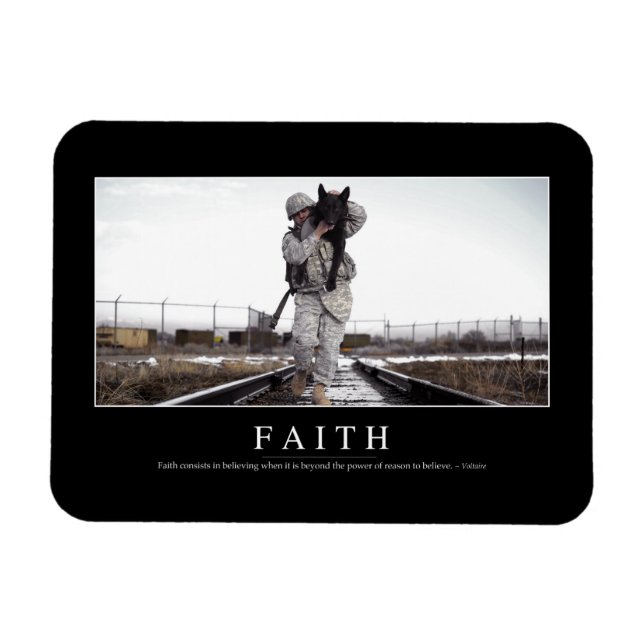Faith: inspirationsoffert magnet (Horisontell)