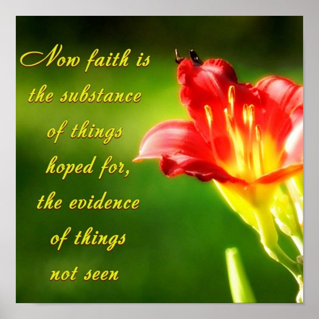Faith is poster (Framsidan)