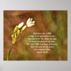 Faith Isaiah 30:8 Art Poster