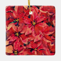 Faith Isaiah Poinsettia Ornament