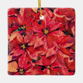 Faith Isaiah Poinsettia Ornament