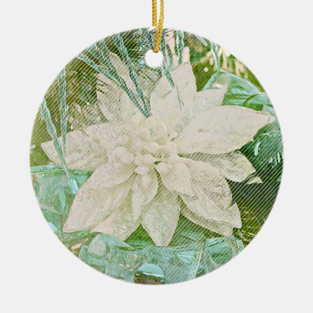 Faith Isaiah Poinsettia Ornament (Framsidan)