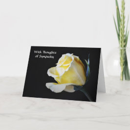 Faith Ivory Ro Sympathy Card Kort