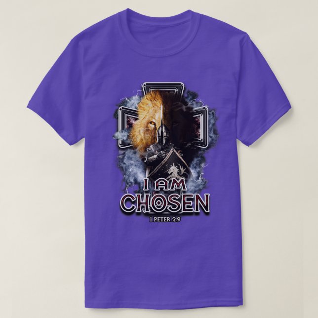 Faith Jesus Knight Bible Psalm Christian T Shirt (Design framsida)