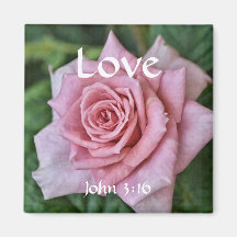 Faith John 3:16 Ro Magnet