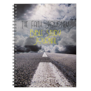 Faith Journey Bible Study Journal Anteckningsbok