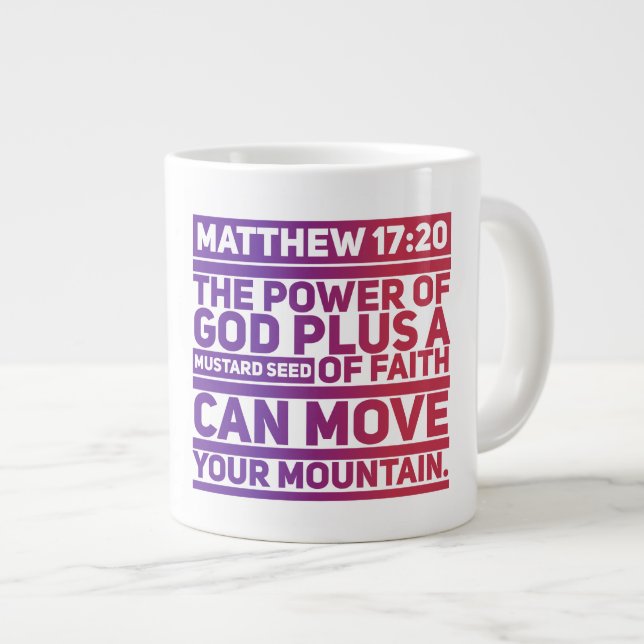 Faith Jumbo Mugg (Framsida höger)