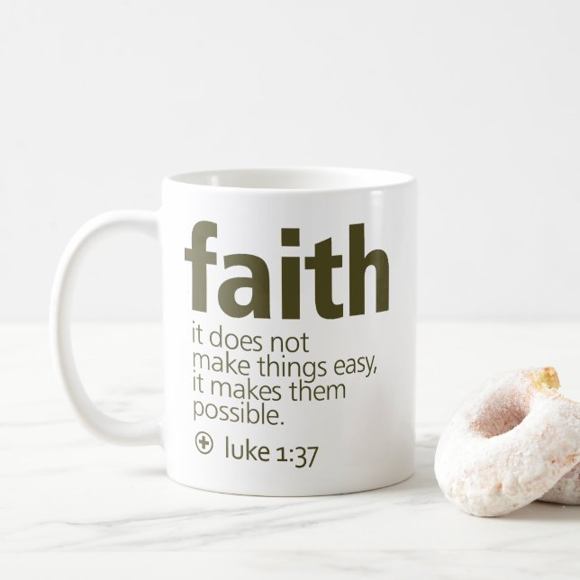 Faith Kaffemugg (Med munk)