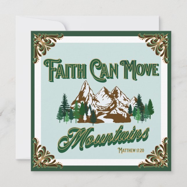 Faith kan flytta berg (Framsida)