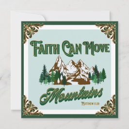 Faith kan flytta berg