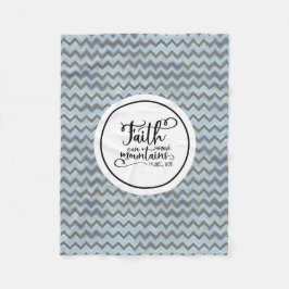 Faith kan flytta berg fleecefilt