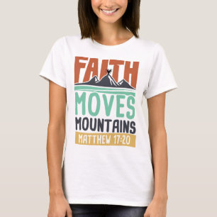 Faith kan flytta berg - Hope Tshirt Budget T Shirt