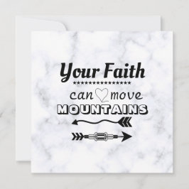 Faith kan flytta berg-inspirationskort