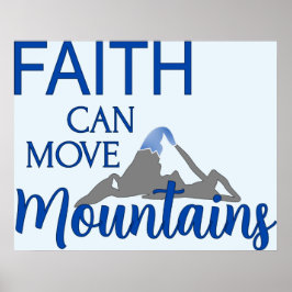 Faith kan flytta berg poster