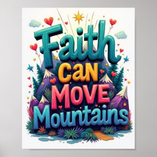 Faith kan flytta berg poster
