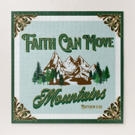 Faith kan flytta berg Puzzle Pussel