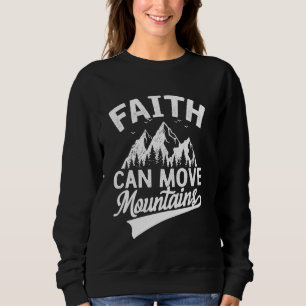 Faith kan flytta bergen Christian Bible Verse Rel T Shirt