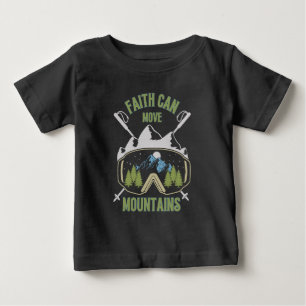 Faith kan flytta bergsofferten t shirt