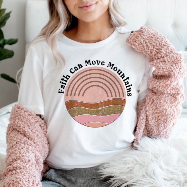 Faith kan flytta den kristna bergsofferten t shirt (Skapare uppladdad)