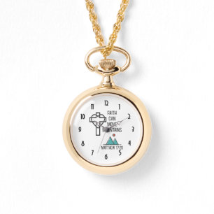 Faith kan flytta den kristna bibliska citatet från armbandsur