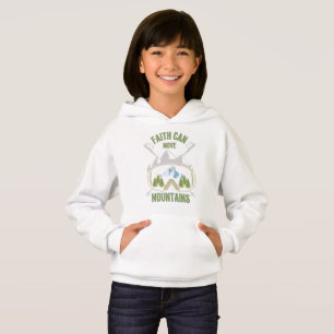 Faith kan flytta runt bergen Quote Girl. T Shirt