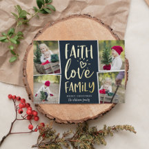 Faith Kärlek Family | Fotokollage
