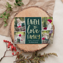Faith Kärlek Family | Fotokollage