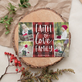 Faith Kärlek Family | Julfotopassage Julkort