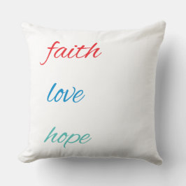 FAITH, KÄRLEK, HOPE KUDDE