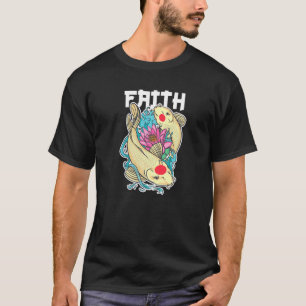 Faith Kärlek Koi Fish Yin och Yang T Shirt
