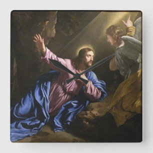 Faith Kärlek Kor Prayer Christianity Peace Destiny Fyrkantig Klocka
