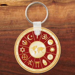 Faith Keychain-världen Nyckelring