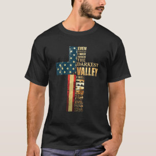 Faith Kor American Flagga Jesus Religiösa C T Shirt