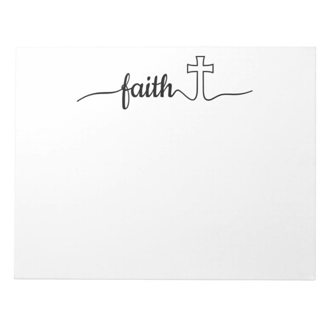 FAITH KOR LINE ART ANTECKNINGSBLOCK (Framsida)