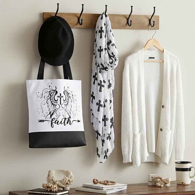 Faith kor tote bag tygkasse (Skapare uppladdad)