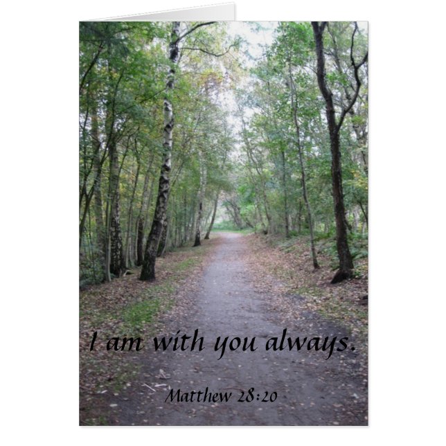 Faith-kort Hälsningskort (Framsidan)