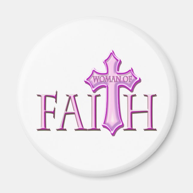 Faith-kvinnan Magnet (Framsidan)
