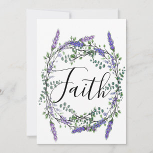 Faith Lavender och Eucalyptus Inbjudningar