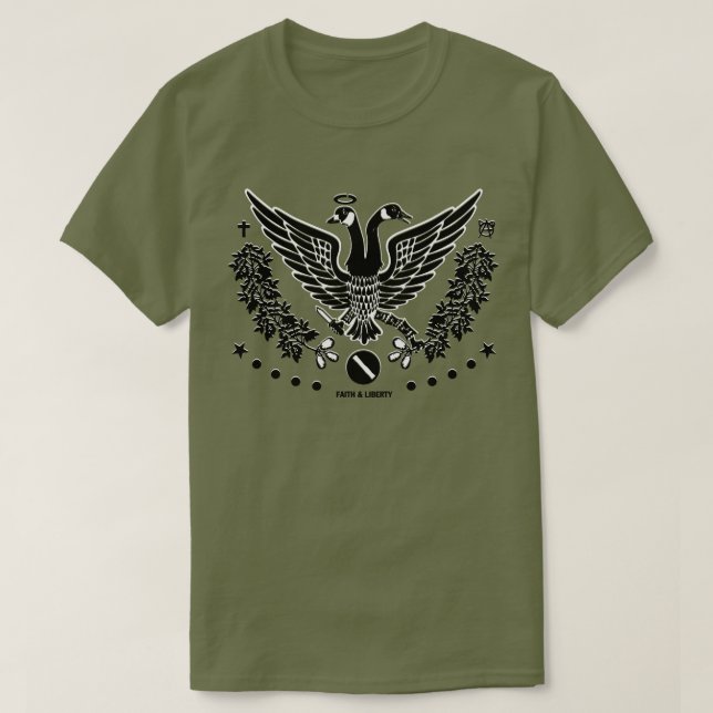 Faith & Liberty T Shirt (Design framsida)