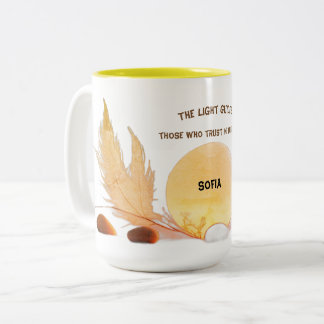 Faith & Light 15oz Two-Tone Mug Två-Tonad Mugg