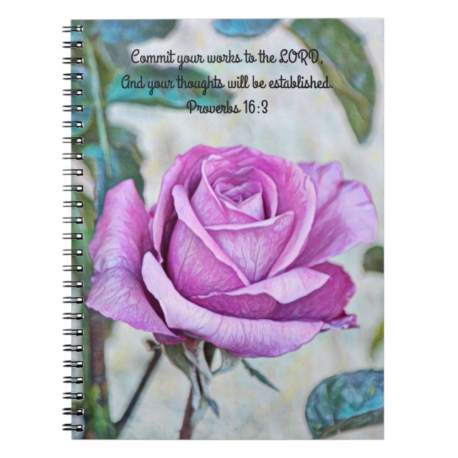 Faith Lila Ro Prayer Journal Anteckningsbok (Framsidan)