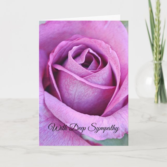 Faith Lila Ro Sympathy Card Kort (Framsida)
