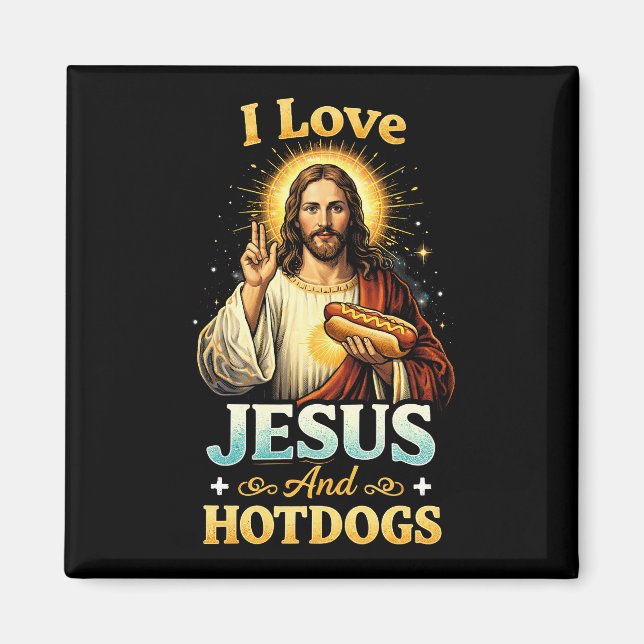 Faith, Love, and Hotdogs Magnet (Framsidan)