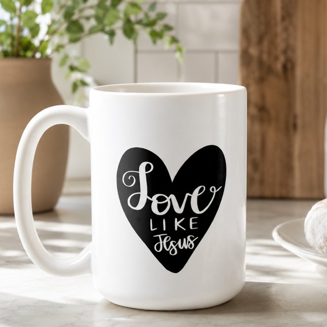 Faith Love Like Jesus Mugg (Skapare uppladdad)