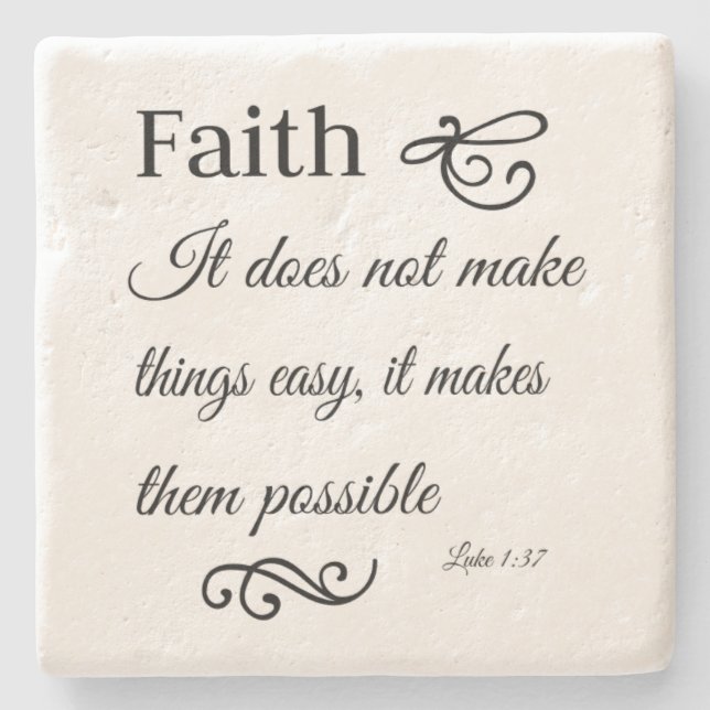 Faith Luke 137 Houseworp Gift Stenunderlägg (Framsidan)